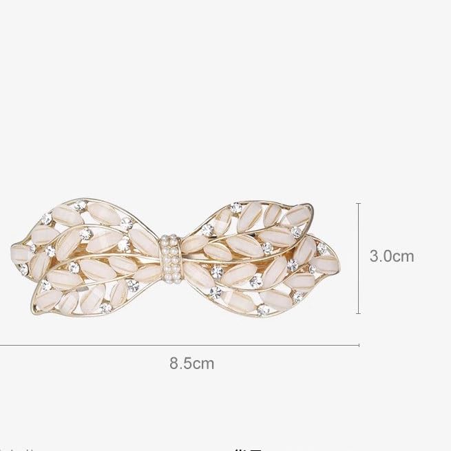 Pince à cheveux strass JFDBGU avec ressort pour femme - 7