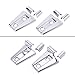 Sunny Chrome Trim Engine Hood Hinges Covers for 2007-2015 Wrangler JK 4 Doors