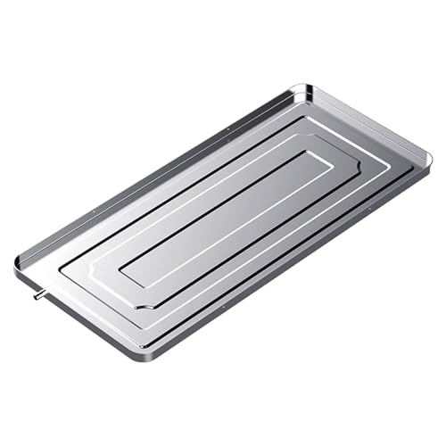 Bandeja de agua para aire acondicionado con drenaje eficiente y metal antigoteo