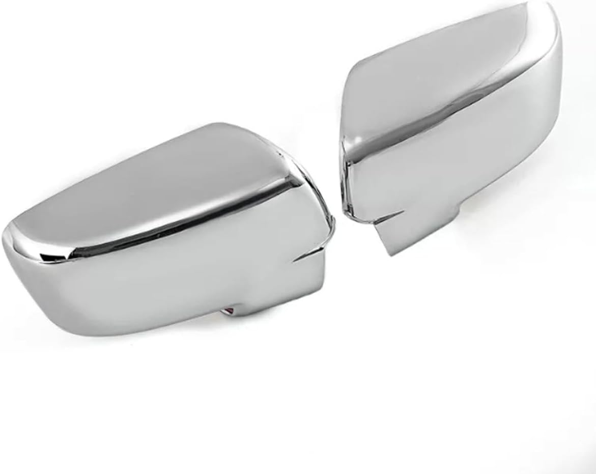 LH & RH Side Door Wing Mirror Cover Cap Compatible For 2009-2012 Ram 1500, For 2010-2012 Ram 2500/3500 Chrome Rearview Mirror Covers W/Turn Signal (NOT for Tow Mirror)(Will NOT fit tow mirror)
