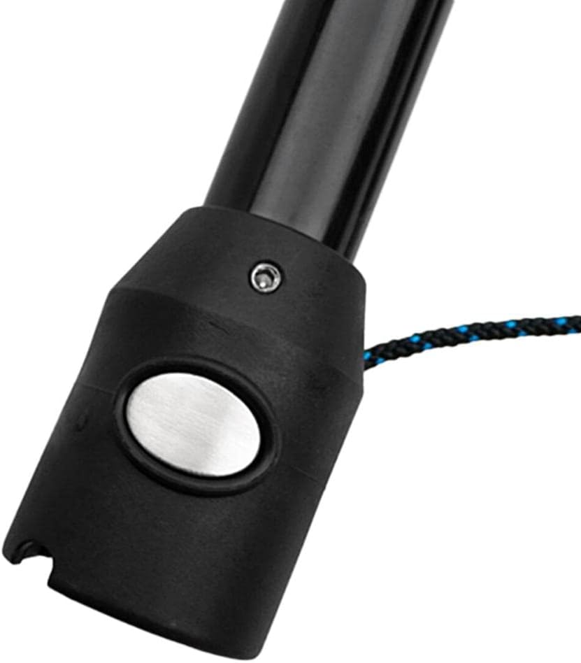 Aluminum Alloy Windsurfing Mast Extension Rod Base Adapter Hardware for RDM Masts, 10.4 inch Overall Length with 6 ft Nylon Rope