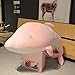 YMQKX 70-110 cm Gigante Adorabile Delfino Peluche Giocattoli per Bambini Bambino Farcito Animale Sonno Cuscino Pisolino Creativo Regalo di Compleanno Kawaii 110 cm Rosa