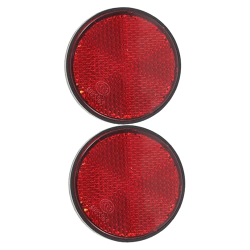 VINTORKY Quick: 2pcs Backpack Reflectors Bike Reflectors for Night Visibility Lattice Design