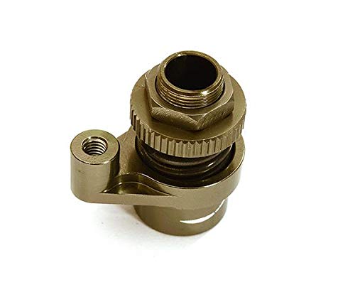 Integy Rc Model C28434Grey Billet Machined Alloy Steering Servo Adjustable Saver For Traxxas 1/10 4-Tec 2.0 #TOP14