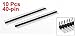 uxcell Right Angle Single Row 40-pin 2.54mm Male Header for Breadboard (Pack of 10)