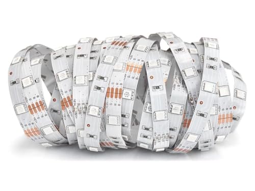 Tira LED RGB 5050 12V: 30 LED m   1m   Cinta