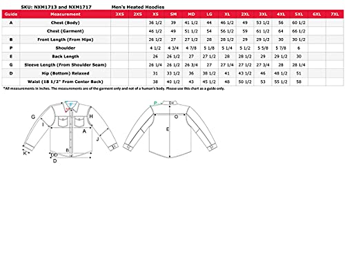 Nexgen Heat MPM1713 Men's 'Heated' Hoodie with Front and Back Heated Elements3