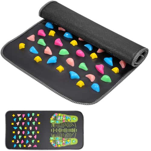 FAMJOALE Tapete de acupressão para massagem nos pés, terapia dos ...