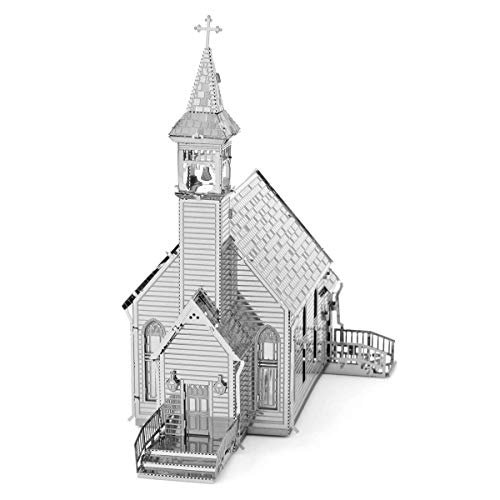 Metal Earth Old Country Church 3D Metal Model Kit Fascinations