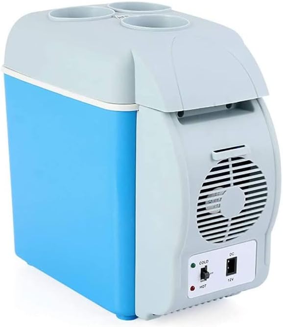 7.5L Car Refrigerator Car Portable Dual-Use Mini Refrigerator Heating and Cooling Box With Cup Holder Professional