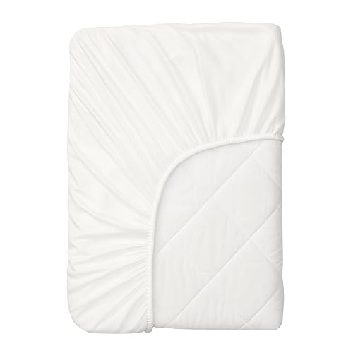 Continental Bedding Protector de colchón de poliéster prémium de 28 x 52 pulgadas, sábana bajera ajustable para cunas estándar y camas infantiles