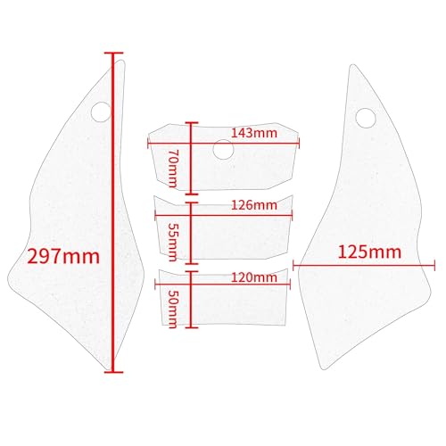 Coussinets antidérapants pour réservoir de moto évitant les rayures