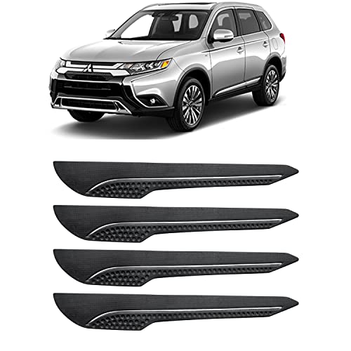 Image of AOSIS-Car Bumper Protector /Bumper Guard for Mitsubishi Outlander with Single Chrome Stripe (4-Pcs)
