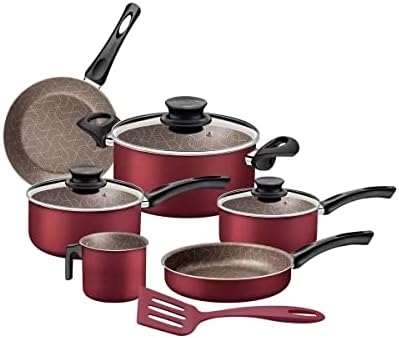 Tramontina JOGO DE PANELAS 7 PEÇAS PARIS VERMELHO