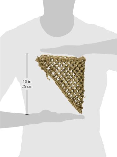 Miniatura 8 de PENN-PLAX Reptology Lizard Lounger Corner Triangle  100% fibra de hierba marina natural  ideal para dragones barbudos, anoles, geckos, iguanas y