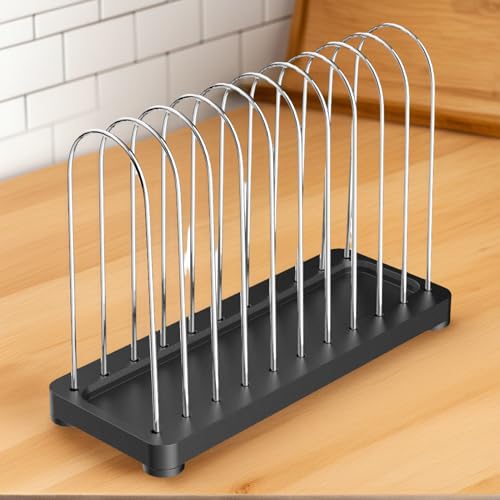 Présentoir à disques en métal 10 emplacements solution rangement salon - 7
