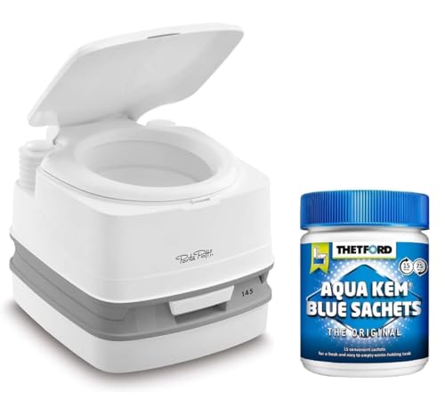 Porta Potti 145 + Aqua Kem Blue Sachets 15 PACK AHORRO