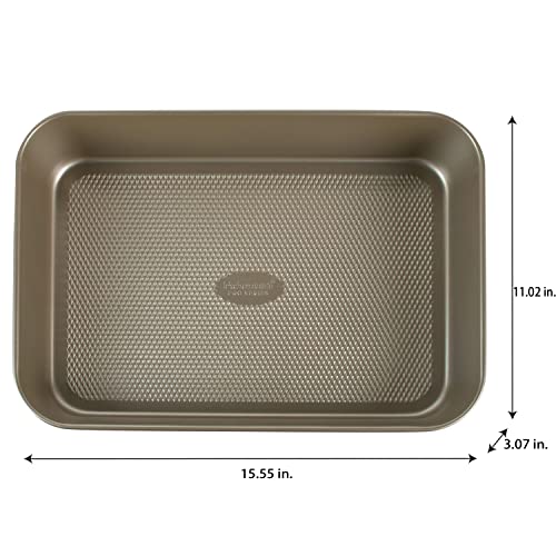 Kitchen Details Pro Series Deep Roasting Pan | Nonstick | Textured Diamond Base | Creates Even Heating | Safe up to 500 Degrees | Durable | Easy to Clean | Bakeware by Kitchen Details - Image 5