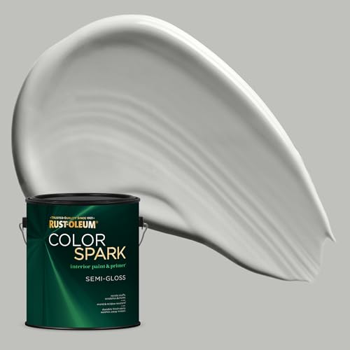 Image of Rust-Oleum Color Spark Interior Paint and Primer in One, Semi-Gloss, Stonehenge, 1 Gallon