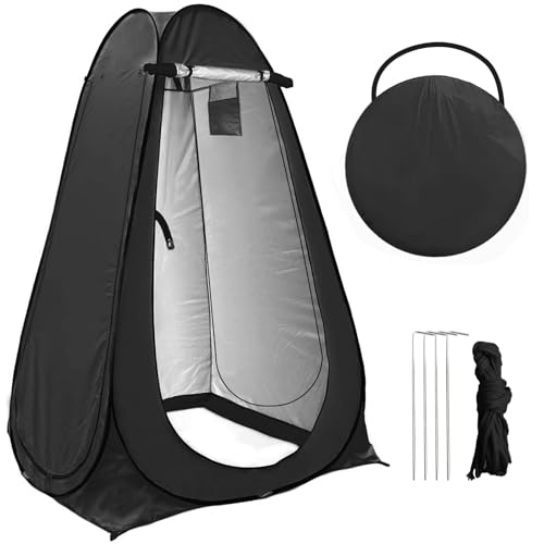 Exsink Tente de Douche,Tente de Toilette Pop-up et de Douche,Tente de Plage Mobile,Tente de Douche Portable,imperméable, Anti-UV,pour Le Camping,Plage,...
