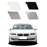 Car Front Bumper Tow Hook Cover Compatible with BMW 5-Series F10 F18 528i 535i 550i Sedan 2011 2012 2013 Trailer Cover Cap 51117246868 Small Lid Towing Eye Cap Silver