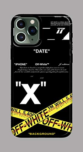WorldSell Funda de Silicona Suave Case Cover Protección Cáscara Soft Gel TPU Apple I Phone 11 Pro LOGHI 162 Off-White
