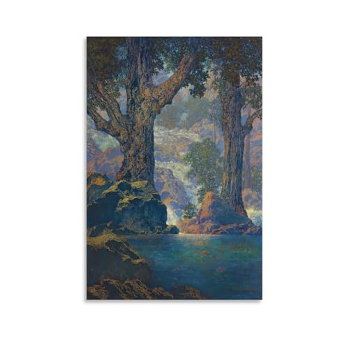 Maxfield Parrish Cascades poster mural 60x90 cm pour retrouver la sérénité chez soi
