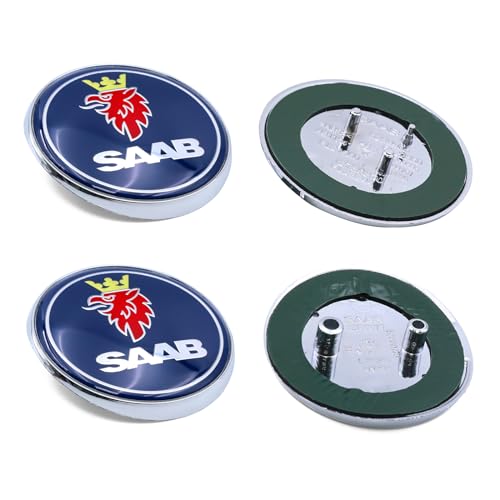 Emblemas SAAB 9-3 y 9-5 redondos para sustituir insignias del capó y maletero gastadas