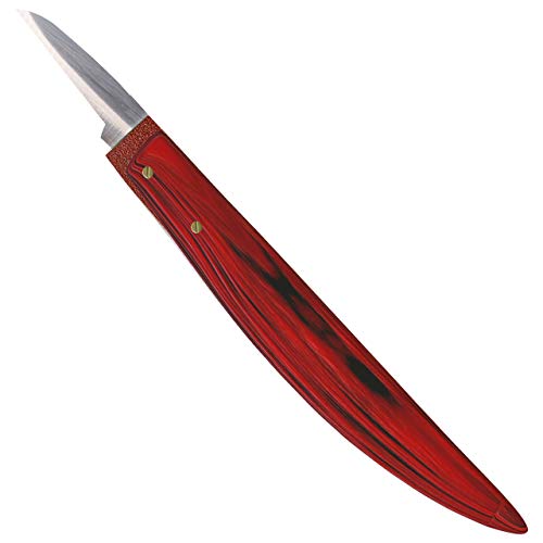 UJ Ramelson Beginner's Bench Roughing Knife - 1095 High-carbon steel blade - Great for Beginners - Whittling, Chip Carving