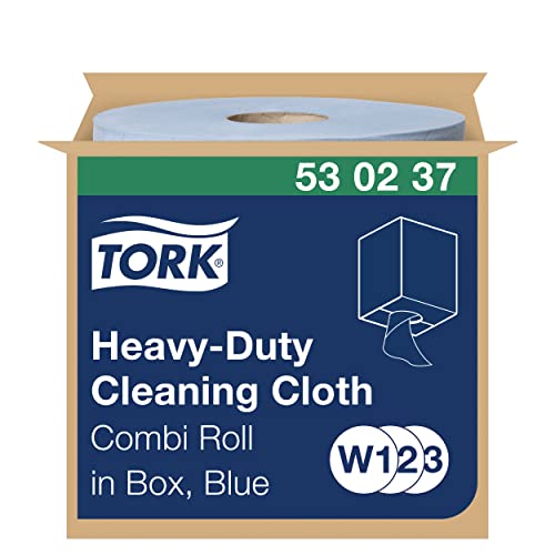 Tork Heavy-Duty Cleaning Cloth White W1/2/3, Repeated Use, 1 x 280 Cloths, 530137