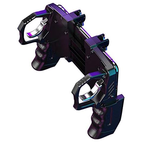 Sue-Supply PUBG Mobile Game Controller Gaming Grip,Triggers Handheld Adjustable Mobile Controller Smart Phone Gamepad For4-6.5" IOS & Android Phone Cover