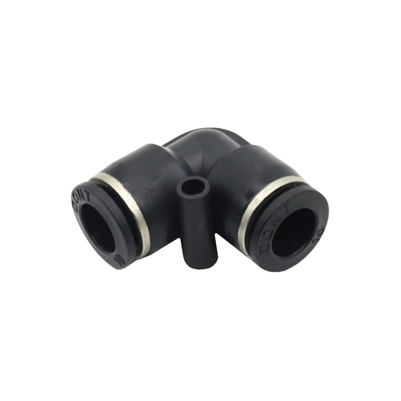 Lot de 20 raccords de tuyau d'arrosage coudés en plastique PVC 6 mm, 8 mm, 10 mm (couleur : 10 mm)
