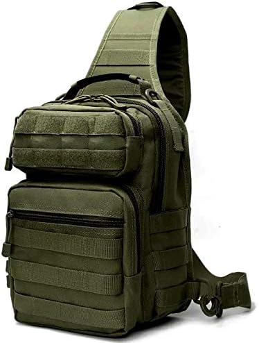Amazon 大きめ ボディバッグ メンズ ボディーバッグ ワンショルダー 超多機能 Military バッグ オリーブ ノーブランド品 ボディバッグ ワンショルダー