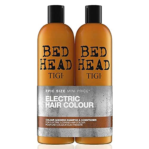 TIGI Cabeza de cama Diosa de color para unisex 2 unidades 25 oz champú, acondicionador de 25 onzas
