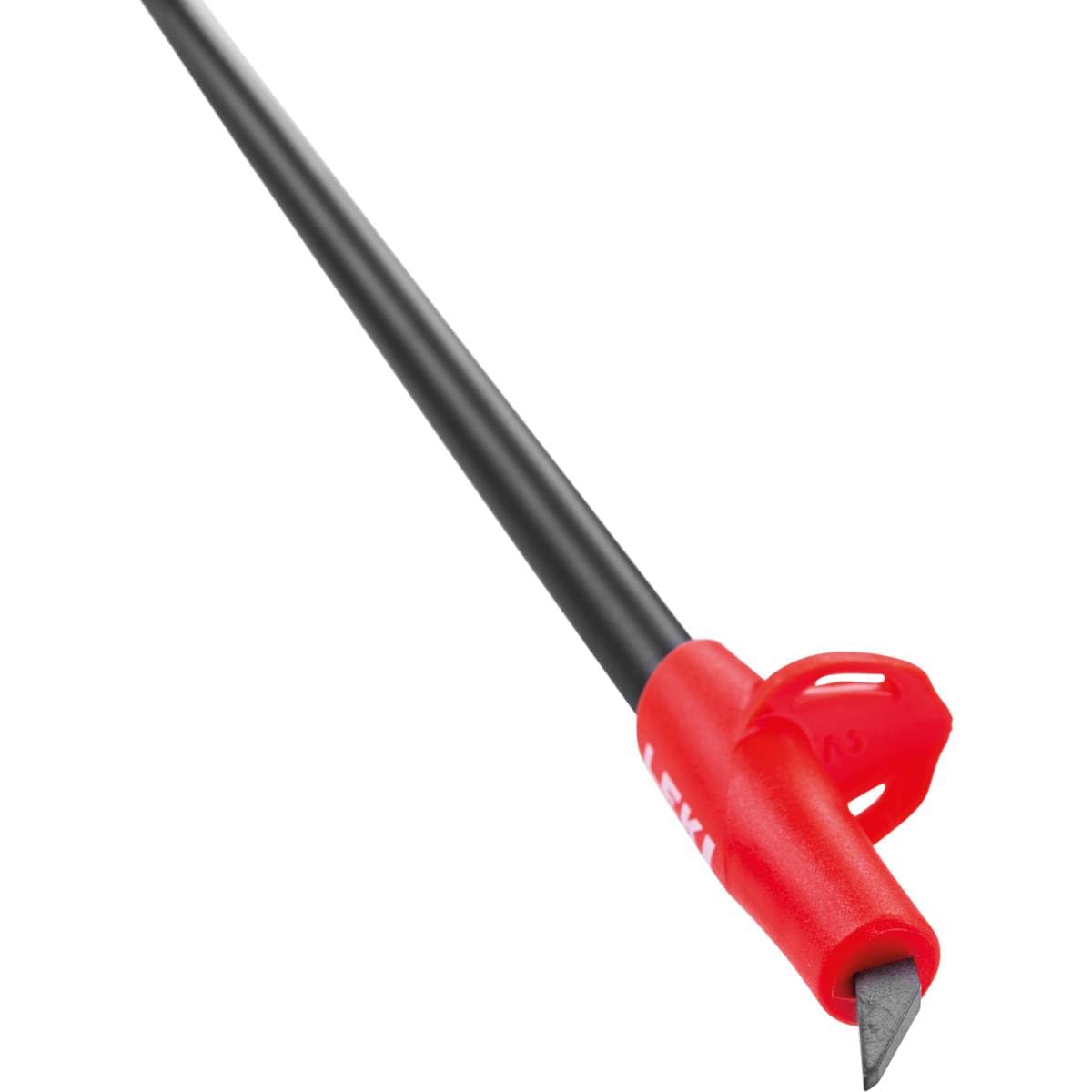 LEKI Flash Carbon - Longueur : 105 cm - Anthracite/Blanc/Rouge Fluo
