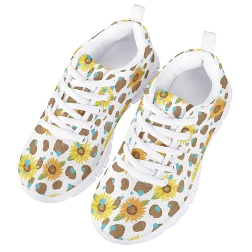 Boys Girls Sneakers Non Slip Running Tennis Shoes Animal Textures Sports Sneaker Breathable Mesh Casual Shoe US11-53