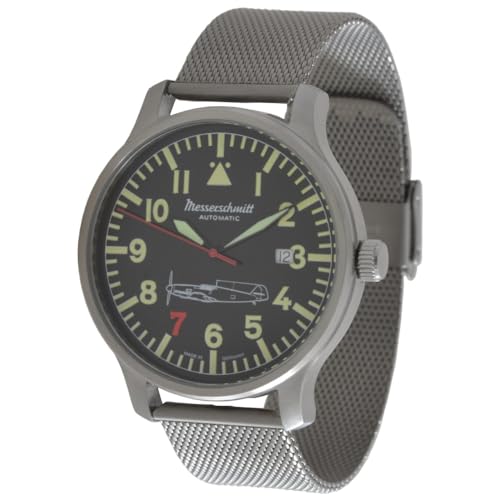 Montre d'aviateur automatique SW200 Aristo Messerschmitt étanche 5ATM