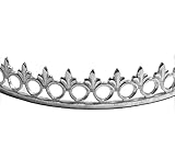 Solid 925 Sterling Silver “Ring and Fleur” Pattern Gallery Bezel Wire 8.89mm x 0.86mm...