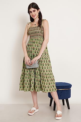 Image of COTLAND Fashions Women Midi Dress