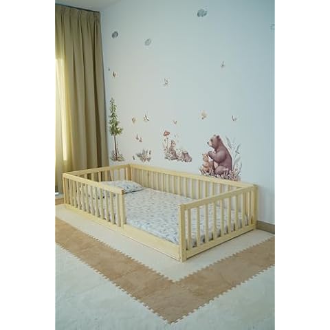HOMEforDREAMS Montessori Kids Floor Bed 160x80cm Cover