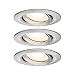 Produktbild Paulmann Premium EBL Set Name IP65 schwenkbar LED 3x_W 230V GU10 51mm Eisen geb./Metall