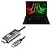 BoxWave Cable Compatible with Razer Blade 14 (2022) - SmartDisplay Cable - USB Type-C to HDMI (6 ft), USB C/HDMI Cable for Razer Blade 14 (2022) - Jet Black