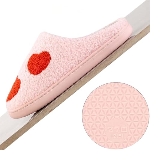 Image of LNERIP Animal Slippers Fruit Slippers Plant Slippers Various Cartoon Patterns Fluffy Soft Memory Foam Retro Indoor Outdoor Home Couple Shoes