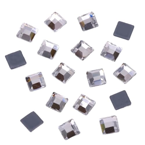 Strass correcteurs carrés 360pcs cristal transparent hotfix pour tissu