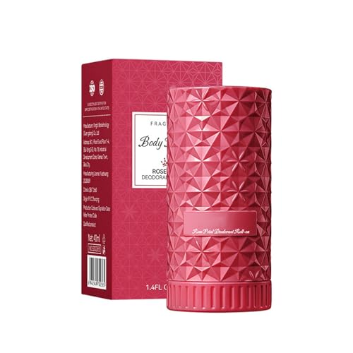Perfume Rollerball – Perfume de larga duración para mujeres y hombres, fragancia portátil de viaje, ideal 40 ml SNH80 (rojo, 9 x 5)