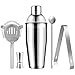 MDDC 5 Pezzi Shaker Cocktail Set,Professionale Shaker Cocktail,Kit Cocktail Bar,Acciaio Inossidabile Kit Cocktail Bar,per Cocktail Barista Domestico Professionale da Bar Professional