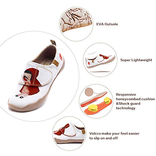 UIN Toddler Baby Kid Cute Shoes Sea Blue Painted Art Funny Walking Casual Fashion Sneakers Boy Girl Loafers Little Red3