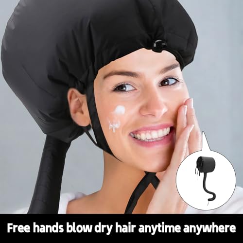 Hair Dryer Hood Bonnet,1PCS Hair Dryer Bonnet Hood,Bonnet Hood Hair Dryer for Home & Salon Use,Portable Hair Dryer Cap,Ideal Hair Steamer Cap for Healthy Hair,Hooded Dryer for Hairdressing and Styling - Image 7