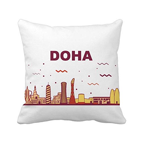 Oreiller Doha coussin de canapé multicolore 40x40cm lavable et durable - 2