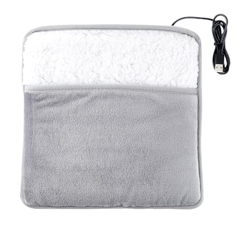 Pies Calefactora, calentador de pies eléctricos para comodidad de clima frío, cojín de lavable suave interactivo con temperatura ajustable para el cumpleaños de cumpleaños de Navidad de día de a